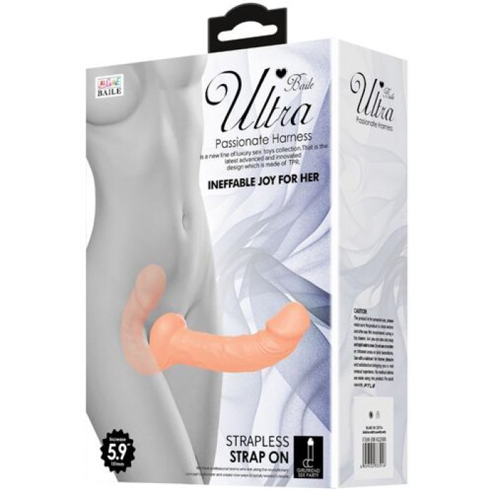 Dildo Dublu Baile "Ultra Realistic"15 cm - Natural - culoare si material