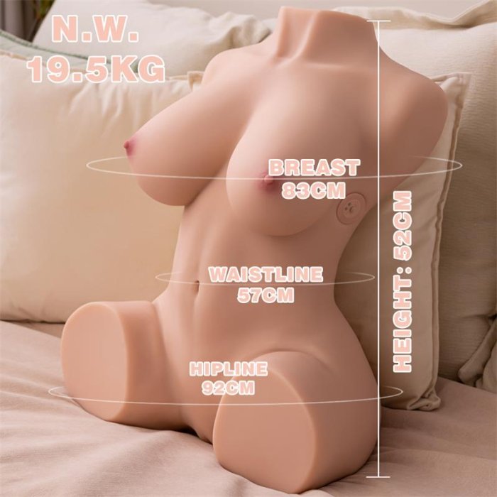 Corp Femeie 3D "Dania Xise Thrusting" 52 cm - Natural - detaliu design