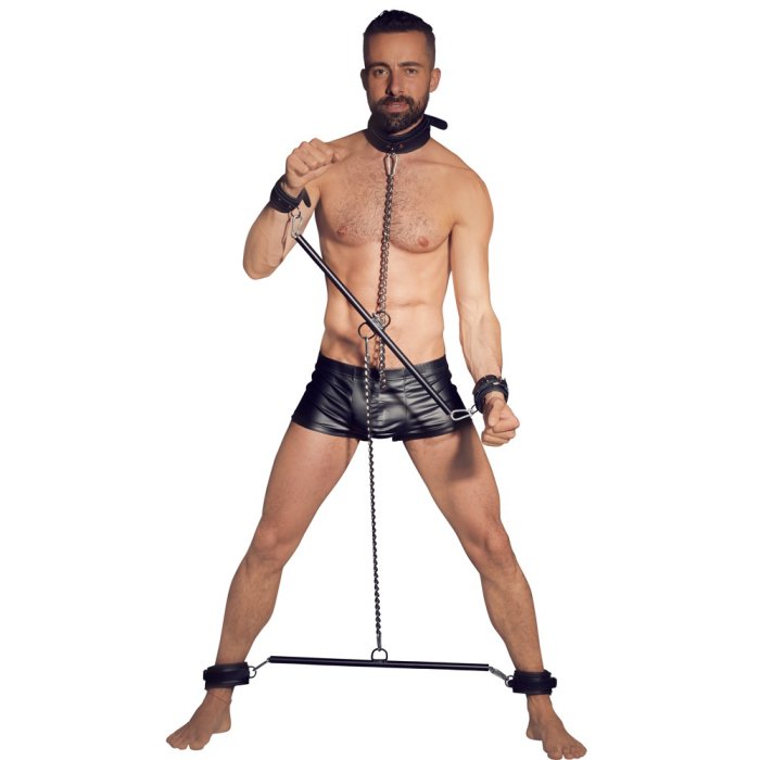 Set Bondage Piele Naturala Zado - Negru