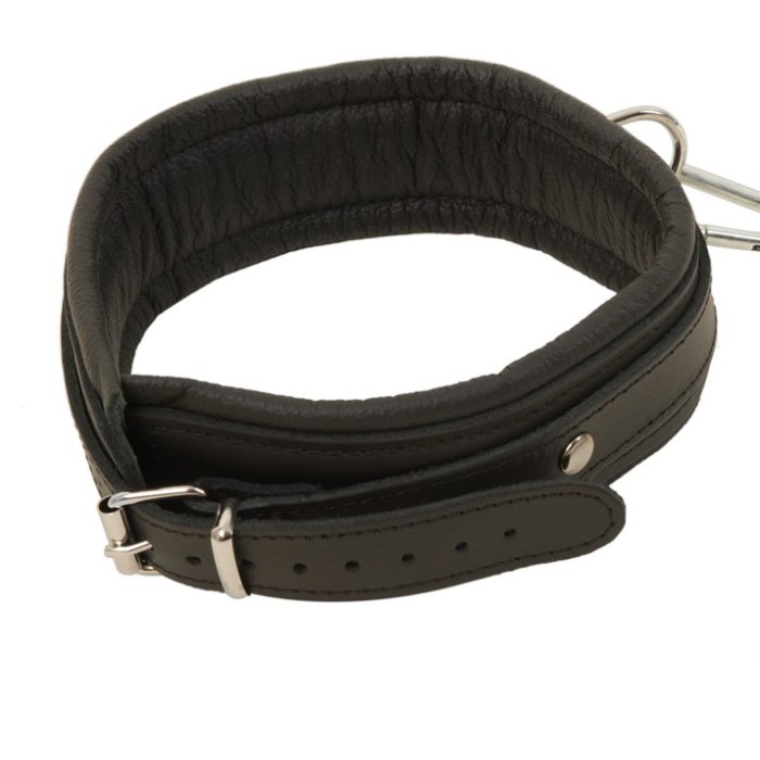 Set Bondage Piele Naturala  Zado - Negru##