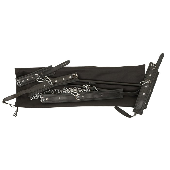 Set Bondage Piele Naturala  Zado - Negru##