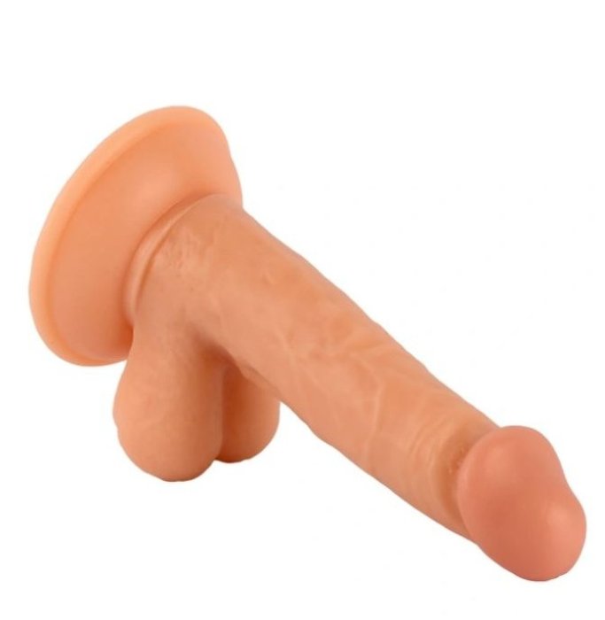 Dildo Ultra Realistic VSCNOVELTY "Mr.Rude" 18 cm - Natural - detaliu design