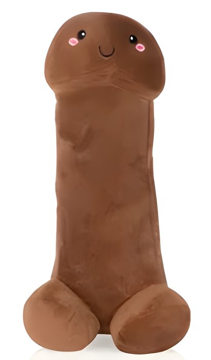 Jucarie Haioasa Shots Toys "Penis de Plus" 30 cm - Maro - vedere frontala