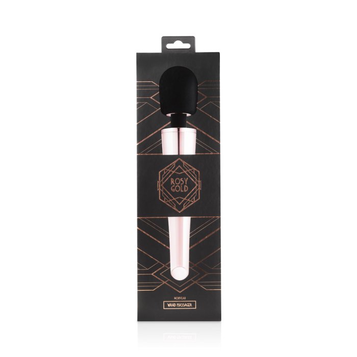 Aparat Masaj Stimulator Clitoris Rosy Gold »Nouveau Wand Massager« 30 cm - Auriu