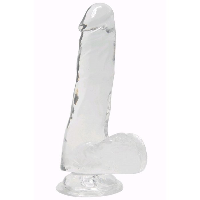 Dildo Jelly Transparent Alive "Pepito" 15,5 cm##
