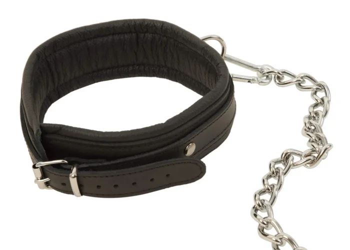 Set Bondage Piele Naturala  Zado - Negru##