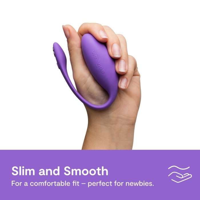 Vibrator Cupluri We-Vibe »Jive Lite« 10,2 cm - Violet - culoare si material