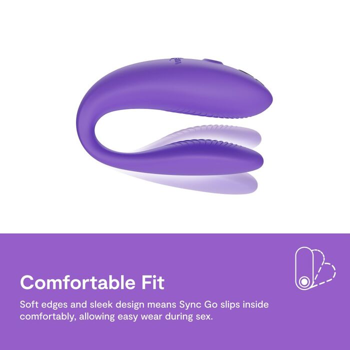 Vibrator Cupluri We-Vibe »Sync Go« Violet - accesorii incluse