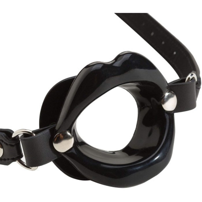 KINK Horse Gag Submissive negru detaliu catarama reglare siguranta potrivire