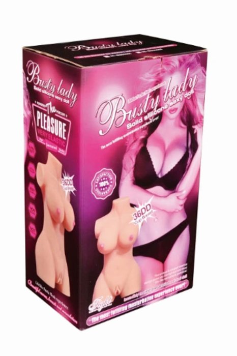Masturbator 3D Mistress "Emma Half Body" 44 cm - Natural##