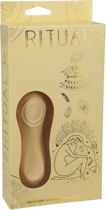 Vibrator Pulsator pentru Femei Doc Johnson »Ritual« 12,8 cm - Galben