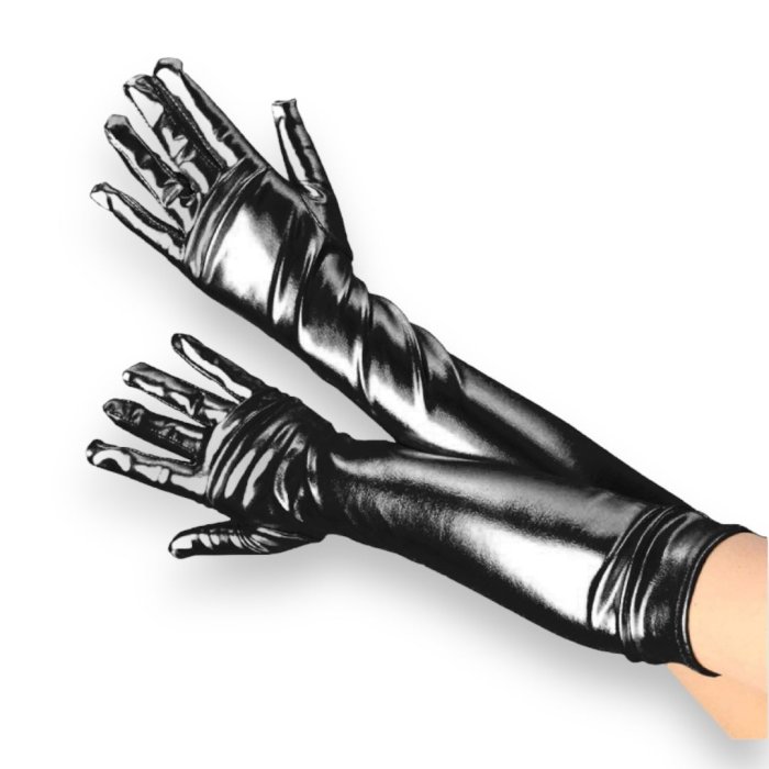 Manusi Lungi Kinky Pleasure - Negru