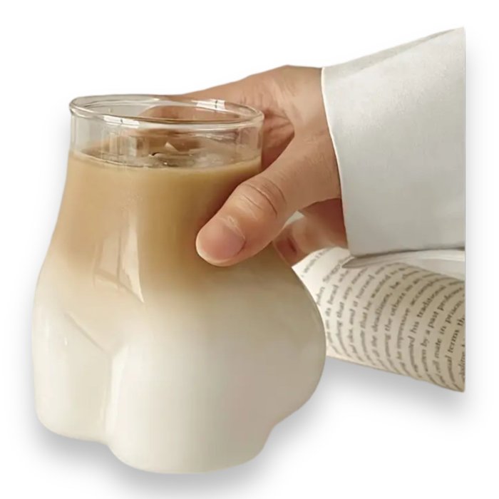 Pahar Kinky Pleasure "Sexy Booty Drinking Glass" 450ml - detaliu finisaj