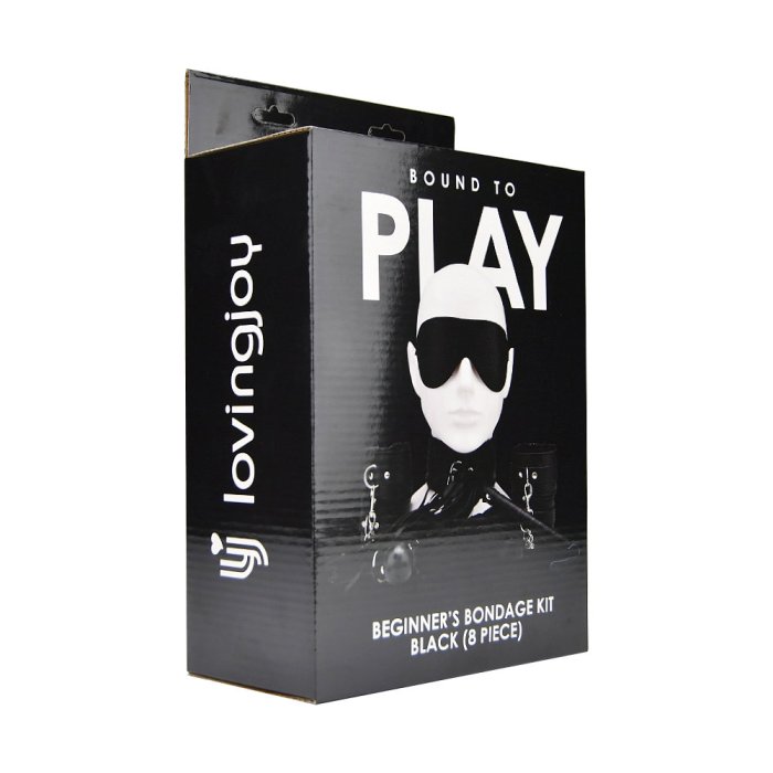 Set Bondage Bound to Play "Beginner Kit" 8 Piese - Negru##