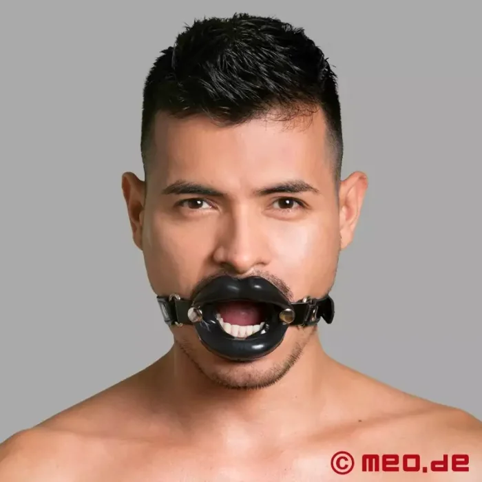 KINK Horse Gag Submissive negru utilizare practica ajustare curele confort