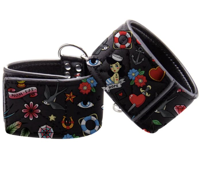 Catuse pentru Glezne Ouch "Printed Ankle Cuffs"##