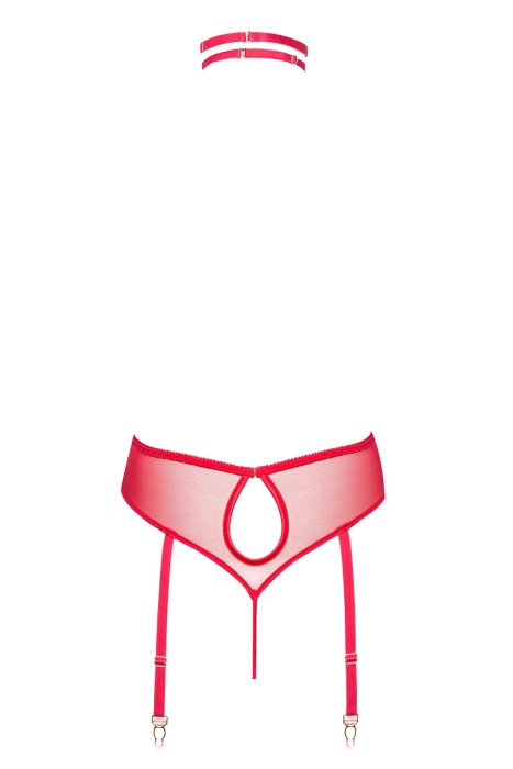 Body Beauty Night, Adelaide, Rosu Cherry# - detaliu finisaj