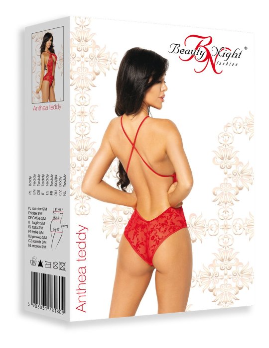 Body sexy, Beauty Night, Anthea, Rosu# - detaliu ambalaj