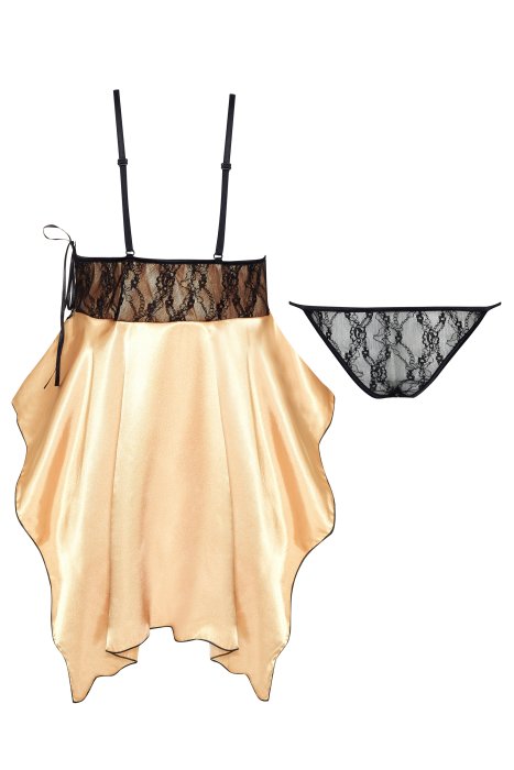 Camasa de Noapte Julieta Chemise Beauty Night - Galben
