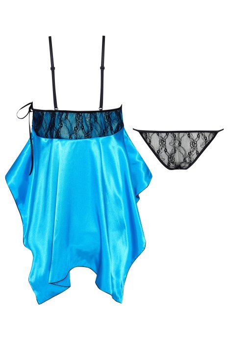 Camasa de Noapte Julieta Chemise Beauty Night -Turcoaz