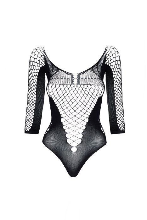 Body Beauty Night, Lucelia, Negru, S/L - plasa provocatoare#