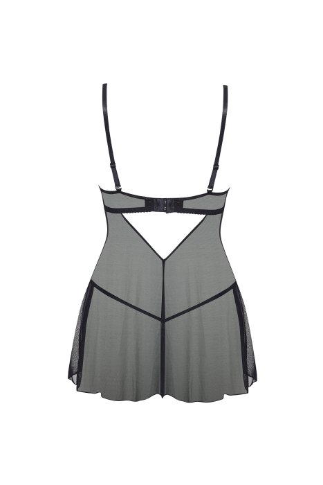 BabyDoll Beauty Night Mariana Chemise - Negru