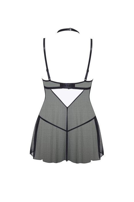 BabyDoll Beauty Night Mariana Chemise - Argintiu