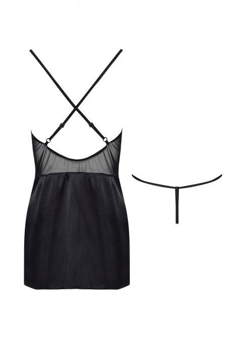Camasa de Noapte Marinela Chemise Beauty Night - Negru