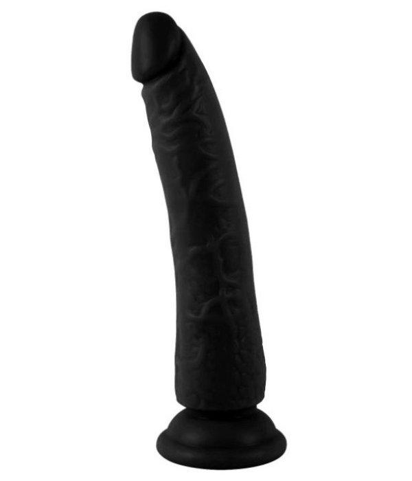 Dildo Realistic VSCNOVELTY "Mr.Rude" 21,6 cm - Negru - culoare si material
