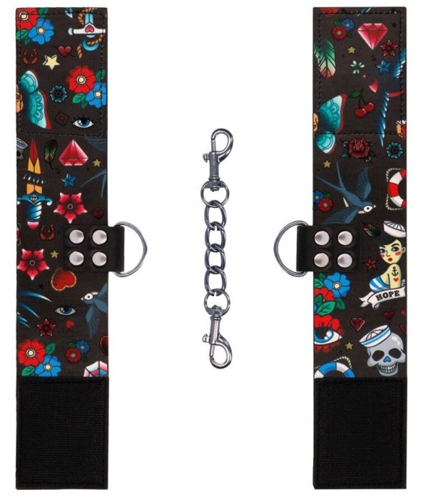 Catuse pentru Glezne Ouch "Printed Ankle Cuffs"##