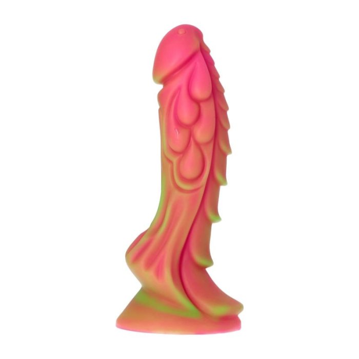 Dildo Toyz4Lovers "Monstertoyz" 25 cm - Portocaliu - detaliu finisaj