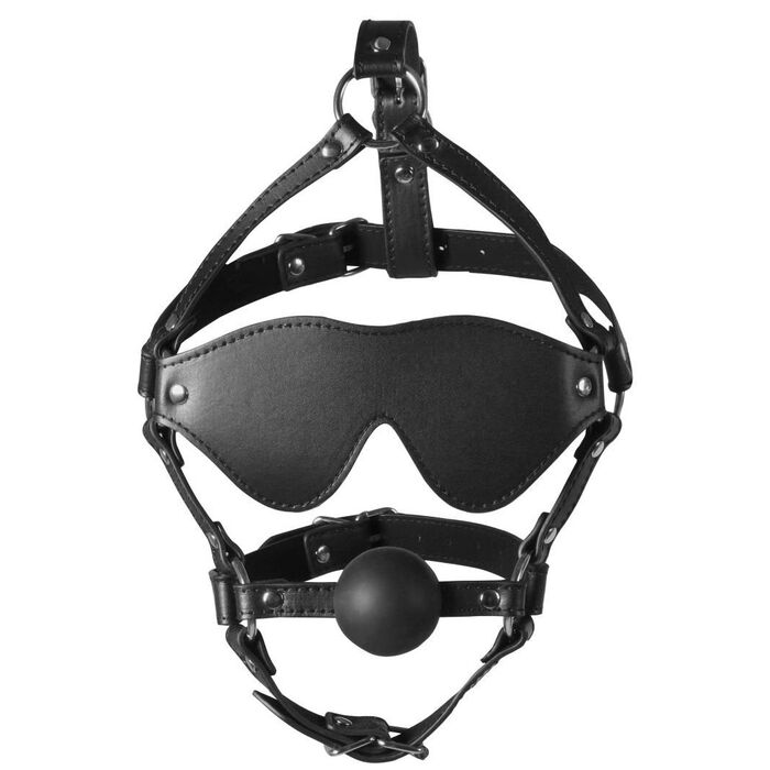 Masca Unisex Ouch "Blindfolded Head" - Negru##