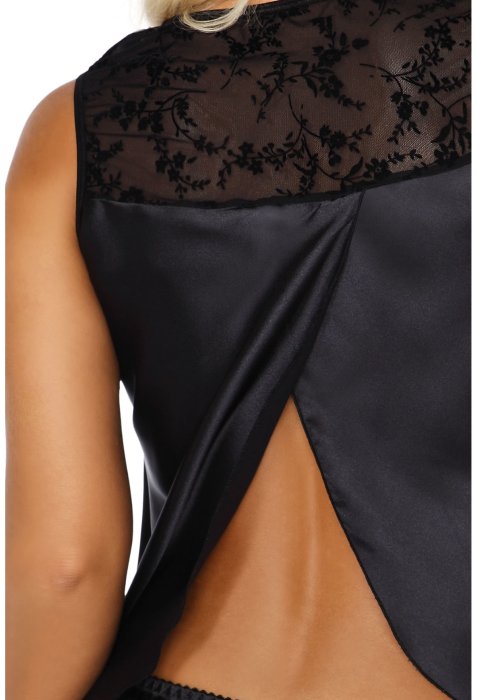 Pijama 2 Piese Desiree Beauty Night - Negru
