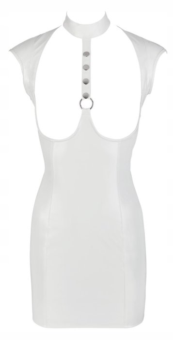 Rochie din Vinil Black Level - Alb