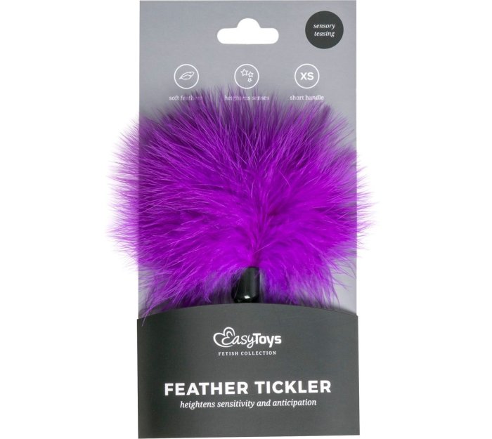 Puf Easytoys »Small Feather Tickler« - Violet