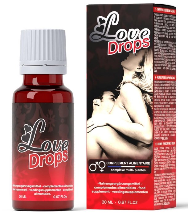 Afrodisiac Unisex RUF "Love Drops" 20 ml - vedere frontala