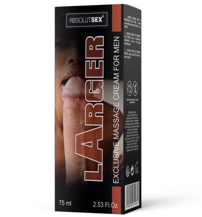 Crema pt Erectie Absolut Sex "Larger" 75 ml - culoare si material