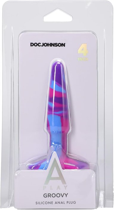 Plug Anal, Doc Johnson A-Play, Groovy, Silicon, 11 cm#