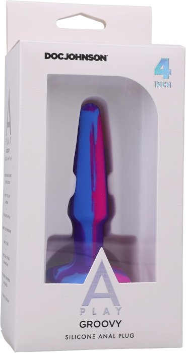 Plug Anal, Doc Johnson A-Play, Groovy, Silicon, 11 cm#
