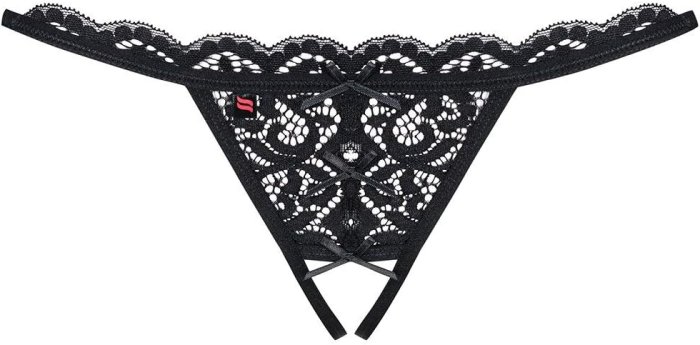 Chilot Miamor Obsessive - Negru - vedere frontala