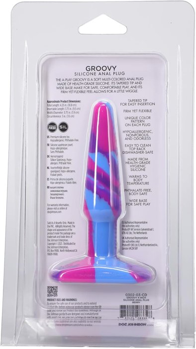 Plug Anal, Doc Johnson A-Play, Groovy, Silicon, 11 cm#