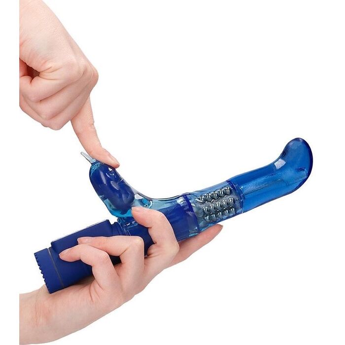 Vibrator Shots Toys »Delfin« 23 cm - Albastru#