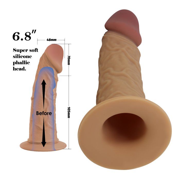 Strapon Prelungitor Penis Barbati, Pretty Love, cu Ham si Telecomanda, 17,5 cm [+10 cm]#