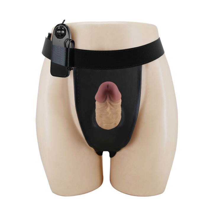 Strapon Prelungitor Penis Barbati, Pretty Love, cu Ham si Telecomanda, 17,5 cm [+10 cm]#