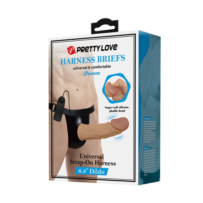 Strapon Prelungitor Penis Barbati, Pretty Love, cu Ham si Telecomanda, 17,5 cm [+10 cm]#