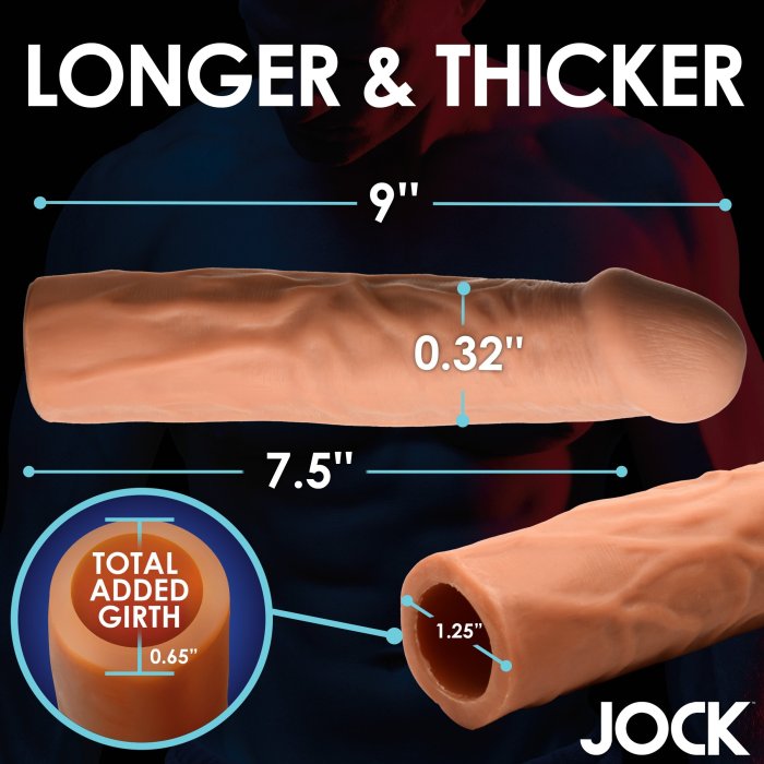 Prelungitor Penis, XR-Jock, »Enlargement Steath Brown«, Maron, [+ 3,8 cm]#