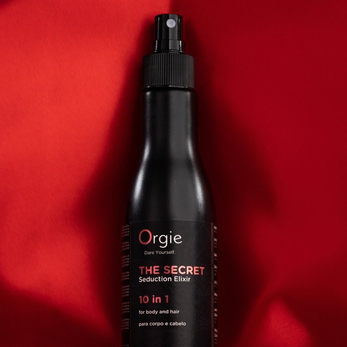 Crema cu feromoni ORGIE The Secret Seduction Elixir, afrodisiac 10 in 1 pentru corp si par femei, 200 ml - dimensiuni complete