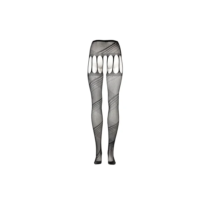 Colanti fara crotch, Le Desir, Negru, S-L# - vedere de ansamblu