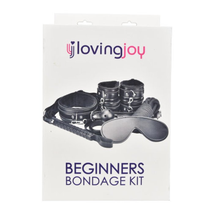 Set Bondage Loving Joy "Beginner’s" 8 piese - Negru#