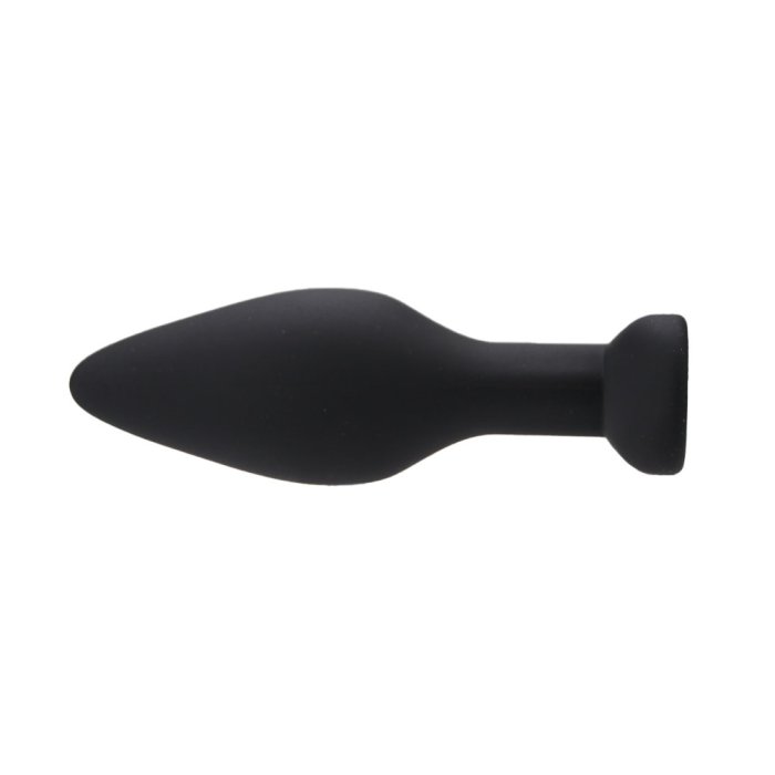 Dop anal din silicon Loving Joy, Negru, Large#
